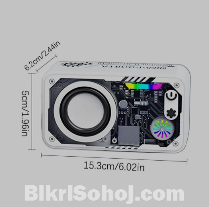 Bluetooth speaker(Xtra V1 Transparent RGB)